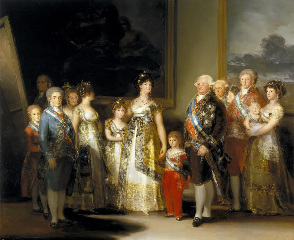 고야의 <카를로스 4세 가족의 초상 Charles IV of Spain and His Family>